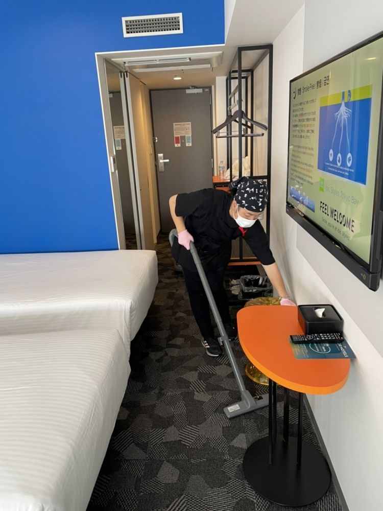 Não é necessário japonês! Os estrangeiros estão activos! Hotel Cleaning☆