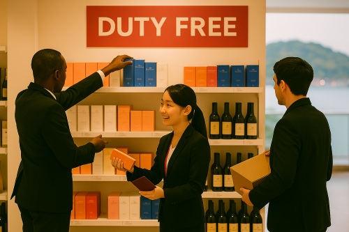 Nhân viên dịch vụ khách hàng và phiên dịch tại các cửa hàng miễn thuế tập trung vào kỹ năng ngôn ngữ làm việc bằng tiếng Trung và tiếng Nhật @Fukuoka