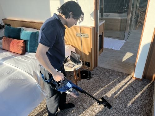 [Trabalhando 3 vezes por semana e mais de 100.000 ienes por mês] Trabalhe com membros internacionais ★ Não se preocupe, mesmo que você use apenas inglês! Limpeza do quarto de hóspedes