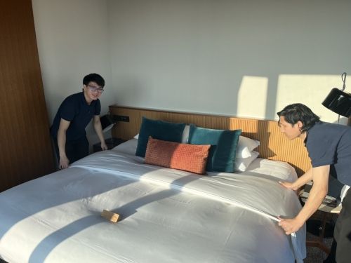 [Trabalhando 3 vezes por semana e mais de 100.000 ienes por mês] Trabalhe com membros internacionais ★ Não se preocupe, mesmo que você use apenas inglês! Limpeza do quarto de hóspedes