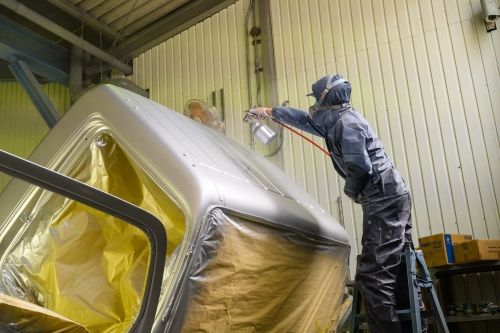 Please help paint the truck.