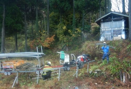 [Inexperiente OK] Instalação de monotrilho em um canteiro de construções/vamos trabalhar como futuros líderes