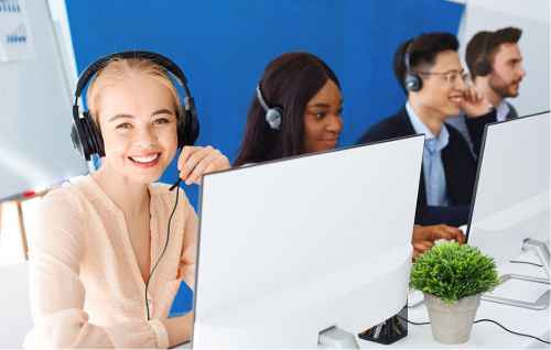 Você pode usar suas habilidades multilíngues de operadores de call center/tagalo e inglês!