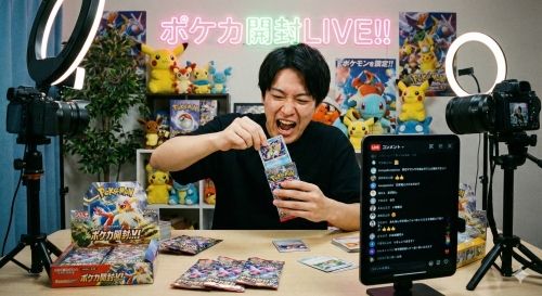 ポケモンカード開封ライブ配信｜未経験OK｜English OK